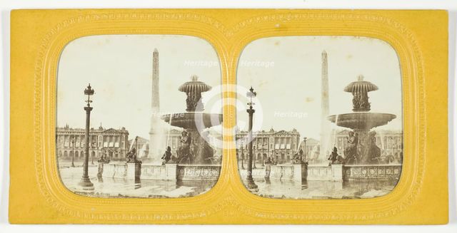 Place de la Concorde, 1875/99. Creator: Unknown.