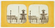 Place de la Concorde, 1875/99. Creator: Unknown