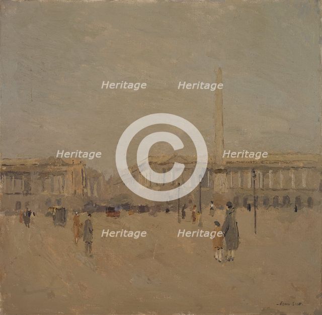 Place de la Concorde no. II, n.d. Creator: Frank Edwin Scott.