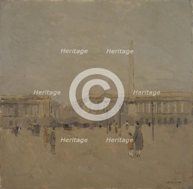 Place de la Concorde no. II, n.d. Creator: Frank Edwin Scott.