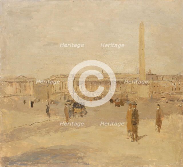 Place de la Concorde no. III, n.d. Creator: Frank Edwin Scott.