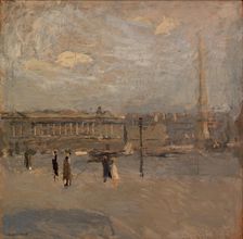 Place de la Concorde no. IV-A, ca. 1917. Creator: Frank Edwin Scott