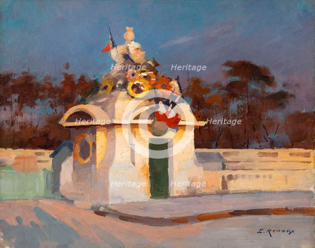 Place de la Concorde, statue de la ville de Strasbourg, 1918. Creator: Jules Ernest Renoux.