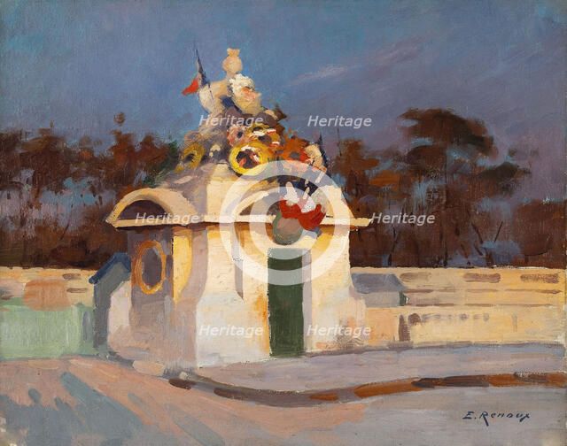 Place de la Concorde, statue de la ville de Strasbourg, 1918. Creator: Jules Ernest Renoux.