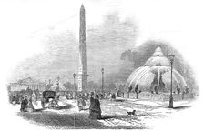 Place de la Concorde, Paris, 1845. Creator: Unknown