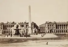 Place de la Concorde, Paris, between 1860 and 1870. Creator: Edouard Baldus