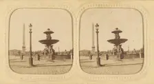 Place de la Concorde, Paris, France, about 1860. Creator: Unknown