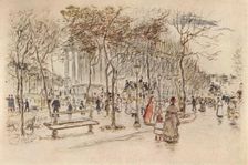 Place de la Madeleine 1915. Artist: Jean Francois Raffaelli
