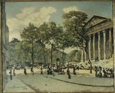 Place de la Madeleine in 1912, 1912. Creator: Louis Braquaval