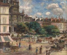 Place de la Trinité in Paris, 1893. Creator: Renoir, Pierre Auguste (1841-1919)
