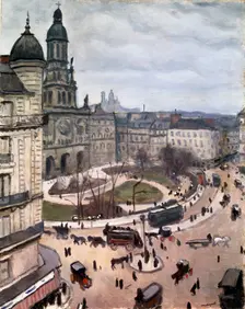 Place de la Trinité in Paris 1911. Artist: Albert Marquet
