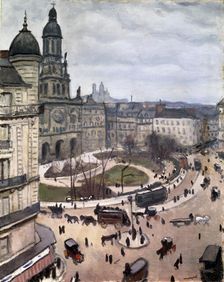 Place de la Trinité in Paris 1911. Artist: Albert Marquet