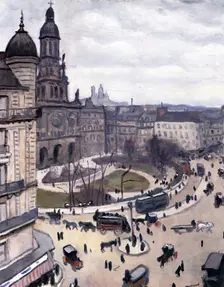 Place de la Trinité in Paris, 1911. Creator: Albert Marquet