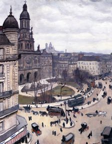 Place de la Trinité in Paris, 1911. Creator: Albert Marquet