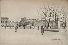 Place de l'Institut 1915. Artist: Eugene Bejot