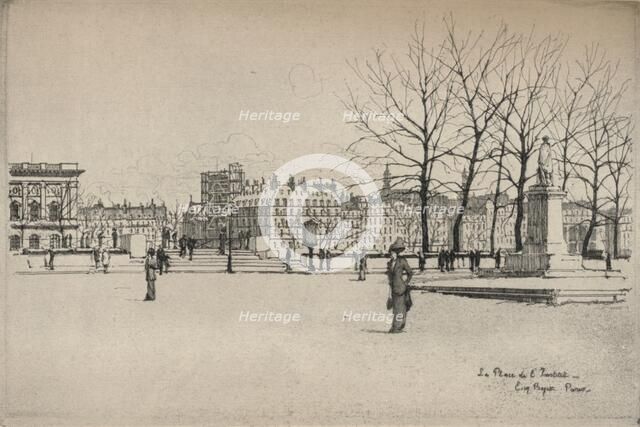 'Place de l'Institut', 1915. Artist: Eugene Bejot.