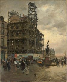 Place des Pyramides, 1875. Creator: De Nittis, Giuseppe (1846-1884)