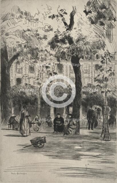 'Place des Vosges', 1915. Artist: Frank Milton Armington.