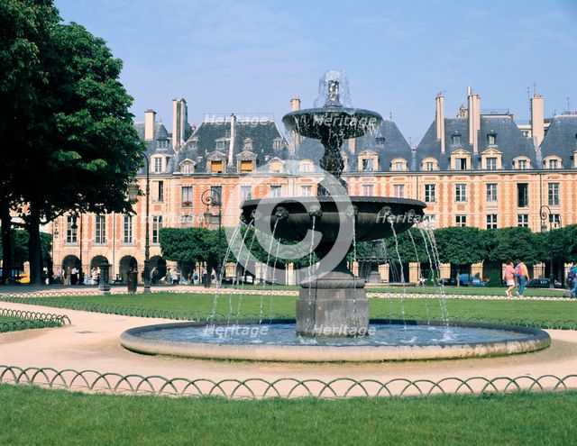 Place des Vosges, Paris, France. Creator: Peter Thompson.