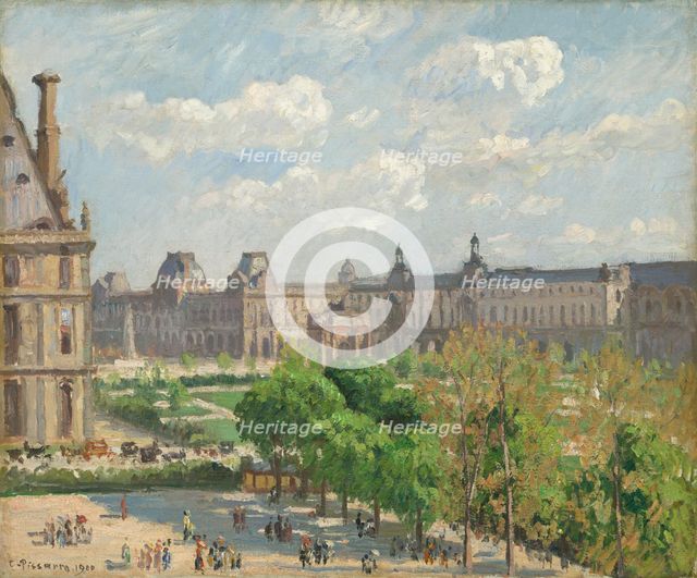 Place du Carrousel, Paris, 1900. Creator: Camille Pissarro.