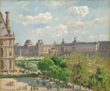 Place du Carrousel, Paris, 1900. Creator: Camille Pissarro
