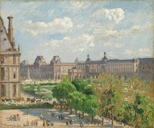 Place du Carrousel, Paris, 1900. Creator: Camille Pissarro