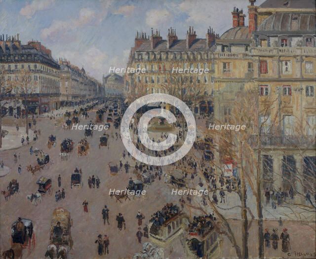 Place du Théâtre Français, 1898. Creator: Pissarro, Camille (1830-1903).