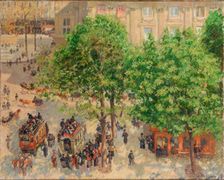 Place du Theatre-Francais in Spring, 1898. Creator: Camille Pissarro