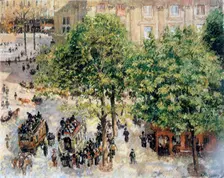 Place du Theatre-Francais, Spring 1898. Artist: Camille Pissarro