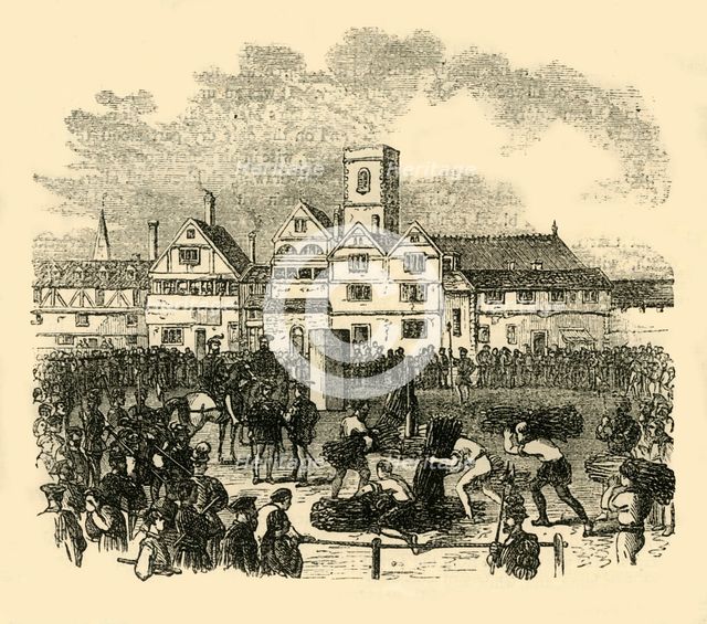 'Place of Execution in Old Smithfield', (c1872). Creator: Unknown.