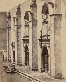 [Place of imprisonment for Emperor Maxmilian of Mexico and soldiers], 1867. Creator: François Aubert