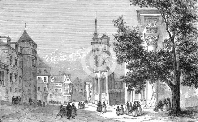 'Place of the old Chateau in Stuttgard; From Alsace to the Hartz', 1975. Creator: Unknown.