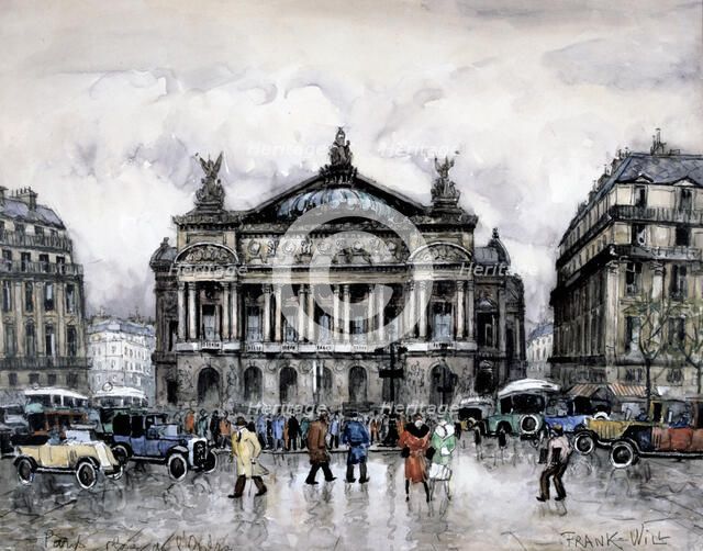 'Place of the Opera', c1900-1951. Artist: Frank Will