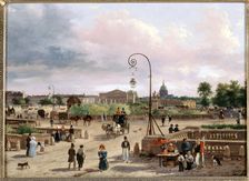 Place Louis XVI (Place de la Concorde) in 1829. Creator: Unknown