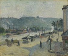 Place Lafayette, Rouen, 1883. Creator: Pissarro, Camille (1830-1903)