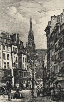 Place Maubert 1915. Artist: Lucien Gautier