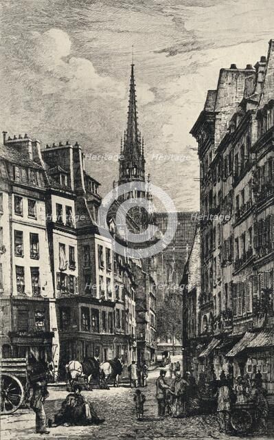 'Place Maubert', 1915. Artist: Lucien Gautier.