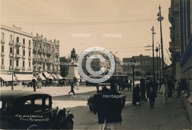 Place Muhammad Ali, Alexandria, Egypt, 1936. Artist: Unknown