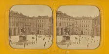 Place St Charles a Turin, 1860s. Creator: Adolphe Block