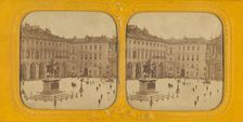 Place St Charles a Turin, 1860s. Creator: Adolphe Block