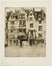 Place Plumereau, Tours, 1903. Creator: David Young Cameron