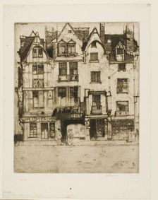 Place Plumereau, Tours, 1903. Creator: David Young Cameron