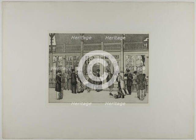 Place, plate one from A Glove, 1881. Creator: Max Klinger.