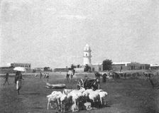 'Place principale du village indigene de Djibouti; Le Nord-Est Africain 1914. Creator: Unknown