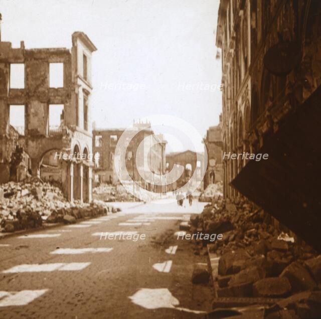 Place Royal, Reims, northern France, c1914-c1918. Artist: Unknown.