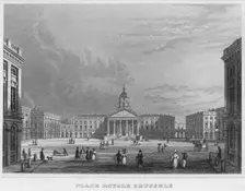Place Royale Brussels 1850. Artist: Archelaus Cruse