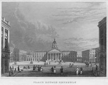 Place Royale Brussels 1850. Artist: Archelaus Cruse