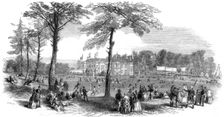 Place, Temperance, and Bond of Universal Brotherhood festival, Hartwell, Buckinghamshire, 1851.Artist: Henry Anelay
