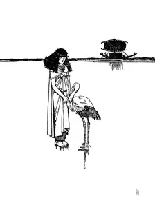 Placed The Golden Circuit Around His Neck c1930. Artist: W Heath Robinson