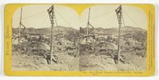 Placer Mining, Columbia, Tuolumne County. The Main Claim, 1866. Creator: Lawrence & Houseworth
